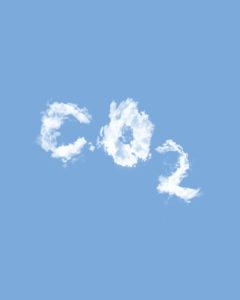 ciel bleu nuage cO2 bilan carbone