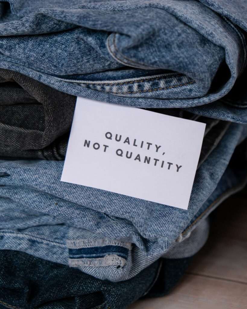 "Quality, not quantity" les défis de la mode éthique